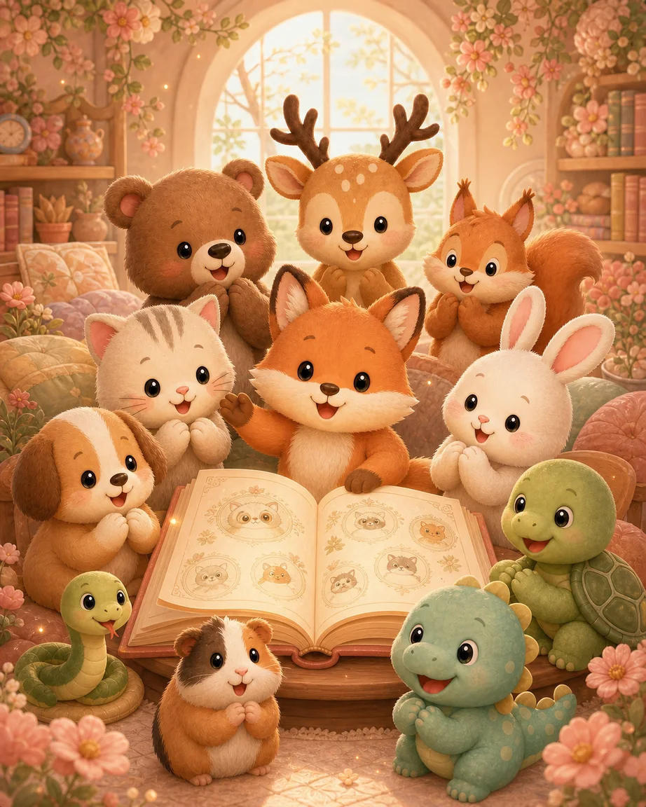 คู่มือใบหน้าสัตว์ฉบับสมบูรณ์ 📚